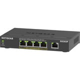 Netgear GS305Pv3 Non-géré Gigabit Ethernet (10/100/1000) Connexion Ethernet, supportant l'alimentation via ce port (PoE) Noir, Switch Noir, Non-géré, Gigabit Ethernet (10/100/1000), Full duplex, Connexion Ethernet, supportant l'alimentation via ce port (PoE), Montage mural