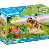 PLAYMOBIL Country - Cavalier et poney Connemara, Jouets de construction 70516