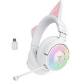 Razer Kraken Kitty V3 Pro casque gaming over-ear Blanc