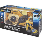 Revell RC Pelleteuse "Digger 2.0", Voiture télécommandée Jaune/Noir, 96 an(s), Plastique