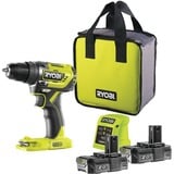 Ryobi ONE+ Perceuse-visseuse sans fil R18DD5-220S, 18Volt, Perceuse/visseuse Vert/Noir