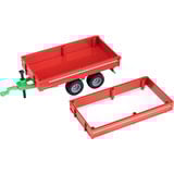 SIKU Tandem-axle trailer pièce pour modèle à l'échelle et accessoires Chariot, Modèle réduit de voiture 1:32, 3 an(s), Vert, Rouge, 1 pièce(s)