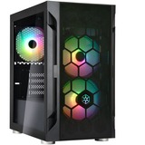 SilverStone FARA H1M PRO Micro Tower Noir boîtier midi tower Noir | 3x USB-A | RGB | Window