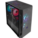 SilverStone FARA H1M PRO Micro Tower Noir boîtier midi tower Noir | 3x USB-A | RGB | Window