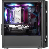 SilverStone FARA H1M PRO Micro Tower Noir boîtier midi tower Noir | 3x USB-A | RGB | Window