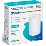 TP-Link Deco X50-4G Bi-bande (2,4 GHz / 5 GHz) Wi-Fi 6 (802.11ax) Blanc 3 Interne, Routeur Blanc, Blanc, Interne, Routeur maillé, ≤20 dBm (2.4GHz); ≤23 dBm (5GHz), Bi-bande (2,4 GHz / 5 GHz), Wi-Fi 6 (802.11ax)