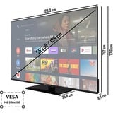 Telefunken  55" Ultra HD TV LED Noir