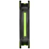 Thermaltake Riing 14 Boitier PC Ventilateur 14 cm Noir, Vert, Ventilateur de boîtier Noir/Vert, Ventilateur, 14 cm, 1400 tr/min, 28,1 dB, 51,15 cfm, Noir, Vert