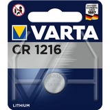 Varta CR1216 Batterie à usage unique Lithium Batterie à usage unique, CR1216, Lithium, 3 V, 1 pièce(s), 27 mAh