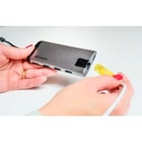 Verbatim 49142 station d'accueil USB 3.2 Gen 1 (3.1 Gen 1) Type-C Noir, Argent Gris, USB 3.2 Gen 1 (3.1 Gen 1) Type-C, Noir, Argent, MicroSD (TransFlash), USB 3.2 Gen 1 (3.1 Gen 1) Type-C, Métal, USB