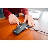 Verbatim CMH-08 USB Type-C 5000 Mbit/s Argent, Station d'accueil Gris, USB Type-C, HDMI, USB 3.2 Gen 1 (3.1 Gen 1) Type-A, USB Type-C, MicroSD (TransFlash), SD, 5000 Mbit/s, 30 Hz, Argent