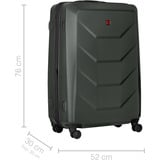 Wenger Prymo Large, valise coque, Valise à roulettes Anthracite