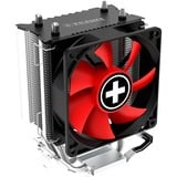 Xilence A402 Processeur Refroidisseur 9,2 cm Noir, Rouge, Argent Refroidisseur CPU Refroidisseur, 9,2 cm, 600 tr/min, 2200 tr/min, 23,8 dB, 65,4 cfm