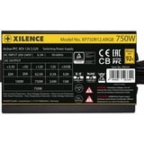 Xilence Gaming Gold ARGB alimentation  750 watt Noir, 3x PCIe