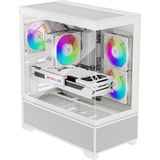 Xilence  boîtier midi tower Blanc | 3x USB-A | RGB | Verre Trempé