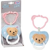 ZAPF Creation Sucette pour bébés BABY born avec anneau de dentition et clip design ours lavable, Anneau à mordre Vente au détail