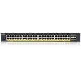 Zyxel XGS1935-52HP Géré L2/L3 Gigabit Ethernet (10/100/1000) Connexion Ethernet, supportant l'alimentation via ce port (PoE), Switch Géré, L2/L3, Gigabit Ethernet (10/100/1000), Connexion Ethernet, supportant l'alimentation via ce port (PoE), Grille de montage