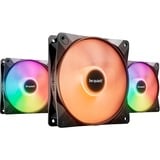 be quiet! Light Wings LX PWM high-speed 120 mm Triple Pack, Ventilateur de boîtier Noir, 4-Pin PWM, LED, 3 pièces
