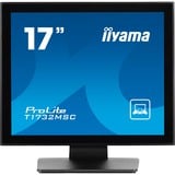 iiyama ProLite T1732MSC-B1SAG écran plat de PC 43,2 cm (17") 1280 x 1024 pixels Full HD LED Écran tactile Dessus de table Noir Moniteur Noir (Mat), 1x DisplayPort, 1x HDMI, 1x VGA, 43,2 cm (17"), 1280 x 1024 pixels, Full HD, LED, 5 ms, Noir