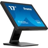 iiyama ProLite T1732MSC-B1SAG écran plat de PC 43,2 cm (17") 1280 x 1024 pixels Full HD LED Écran tactile Dessus de table Noir Moniteur Noir (Mat), 1x DisplayPort, 1x HDMI, 1x VGA, 43,2 cm (17"), 1280 x 1024 pixels, Full HD, LED, 5 ms, Noir