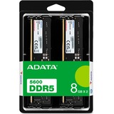 ADATA 16 Go DDR5-5600 (2x 8 Go) mémoire vive Noir, AD5U56008G-DT