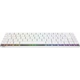 ASUS ROG Falchion RX Low Profile clavier Gaming USB + RF Wireless + Bluetooth QWERTZ Blanc Blanc, Layout DE, ROG RX Red, Avec fil &sans fil, USB + RF Wireless + Bluetooth, Interrupteur à clé optique, QWERTZ, LED RGB, Blanc