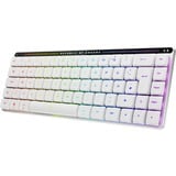 ASUS ROG Falchion RX Low Profile clavier Gaming USB + RF Wireless + Bluetooth QWERTZ Blanc Blanc, Layout DE, ROG RX Red, Avec fil &sans fil, USB + RF Wireless + Bluetooth, Interrupteur à clé optique, QWERTZ, LED RGB, Blanc