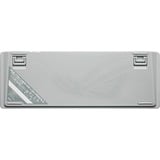 ASUS ROG Falchion RX Low Profile clavier Gaming USB + RF Wireless + Bluetooth QWERTZ Blanc Blanc, Layout DE, ROG RX Red, Avec fil &sans fil, USB + RF Wireless + Bluetooth, Interrupteur à clé optique, QWERTZ, LED RGB, Blanc