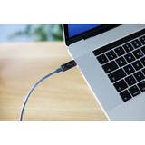 Ansmann USB 2.0 Kabel, USB-C Stecker > USB-C Stecker, Câble Anthracite