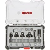 Bosch 2607017468 Jeu d'embouts 6 pièce(s), Fraise Jeu d'embouts, 6 mm, 6 pièce(s), 51, 55, 54, 56, 65, 65 mm, 10, 13, 13, 16, 25, 25 mm, 19, 25, 25, 35, 13, 16 mm