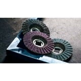 Bosch EXPERT N475 SCM Disque de ponçage, Meule d’affûtage Disque de ponçage, Acier inoxydable, Acier, Bois, Métal non Ferreux, Bosch, 2,22 cm, 12,5 cm, Noir, Violet