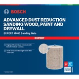 Bosch Expert Rouleau d'abrasif réticulé M480, Feuille abrasive Rouleau abrasif, Grain fin, P120, Travail de finition, Décapant, Bois, Beige