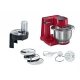 Bosch Serie 2 MUM robot de cuisine 700 W 3,8 L Rouge Rouge, 3,8 L, Rouge, Boutons, 2,4 kg, 1,7 kg, 1,1 m