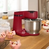 Bosch Serie 2 MUM robot de cuisine 700 W 3,8 L Rouge Rouge, 3,8 L, Rouge, Boutons, 2,4 kg, 1,7 kg, 1,1 m