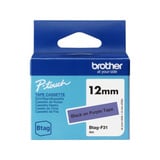 Brother BTAG-F31 – Ruban adhésif noir sur violet, 12 mm de large, non laminé 12 mm de large, non laminé, Noir sur violet, Philippines, 5 année(s), Brother, P-touch PT-N10, PT-N20, PT-N25BT, 1,2 cm
