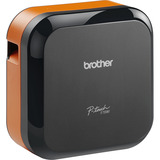 Brother P-touch E720BT CUBE Pro, Imprimante d'étiquettes Noir/Orange