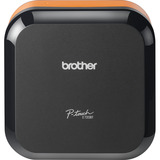 Brother P-touch E720BT CUBE Pro, Imprimante d'étiquettes Noir/Orange