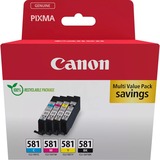 Canon 2103C006 cartouche d'encre 4 pièce(s) Original Noir, Cyan, Magenta, Jaune Noir, Cyan, Magenta, Jaune, 4 pièce(s), Multi pack