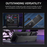 Corsair  14.5" Moniteur UltraWide tactile gaming  Noir