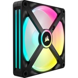 Corsair iCUE Link QX140 RGB Expansion-Kit, Ventilateur de boîtier Noir