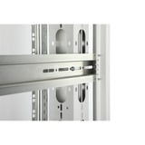 Digitus Armoire réseau série Unique - 800x1000 mm (LxP), Armoire informatique Gris clair