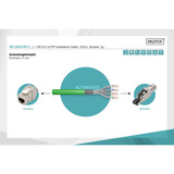 Digitus Câble d'installation Professional Cat.8.2 S/FTP simplex, Dca Vert
