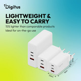 Digitus Chargeur USB GaN 67W, 2x USB-C, 1x USB-A 2x USB-C, 1x USB-A