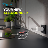 Digitus Chargeur USB GaN 67W, 2x USB-C, 1x USB-A 2x USB-C, 1x USB-A