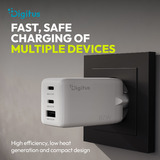 Digitus Chargeur USB GaN 67W, 2x USB-C, 1x USB-A 2x USB-C, 1x USB-A