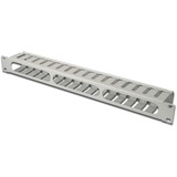 Digitus Panneau de guidage des câbles avec couvercle amovible pour armoires de 483 mm (19"), 1 U, Guide-câble Gris, 1 U, Gris, Chine, 490 mm, 80 mm, 1960 cm³, 753,125 g