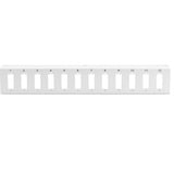Digitus Plaque d'adaptation pour Unibox fibre optique pour montage mural, Cache Gris clair
