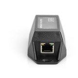 Digitus Répéteur Gigabit Ethernet PoE+, 802.3at 22 W, Répéteur PoE Noir
