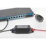 Digitus Répéteur Gigabit Ethernet PoE+, 802.3at 22 W, Répéteur PoE Noir