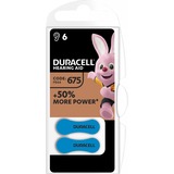 Duracell Piles auditives 675, Batterie Bleu, Batterie à usage unique, Zinc-Air, 1,45 V, 6 pièce(s), 675 mAh, 4 année(s)